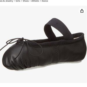 Capezio Toddler/Little Leather Ballet Slipper- Sz 2.5 Wide Width - NWT